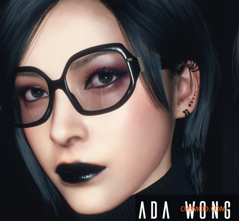 《生化危机4：重制版》艾达王哥特风妆容耳环戴墨镜MOD