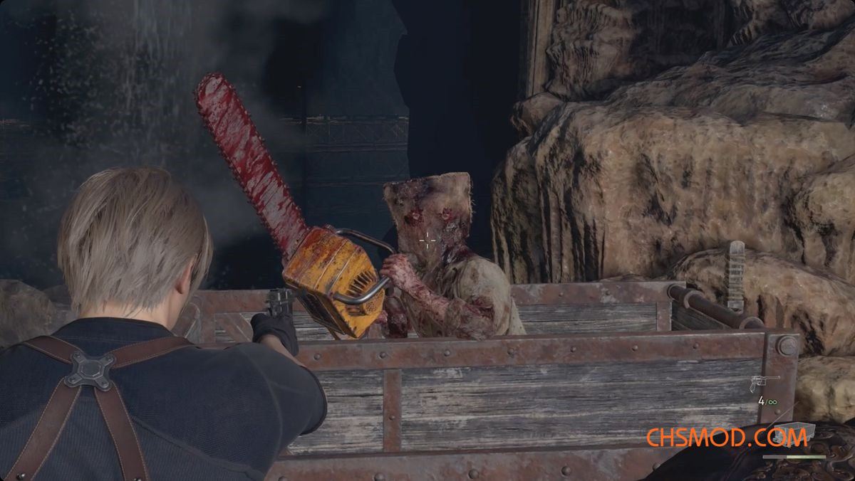 《生化危机4：重制版》更简单的矿车战MOD