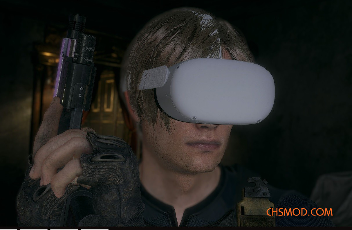 《生化危机4：重制版》VR眼镜取代面部装饰MOD