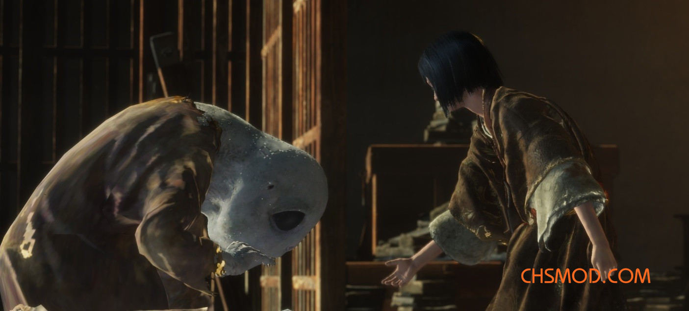 《只狼：影逝二度》艾尔登法环白金之子替换狼外观MOD