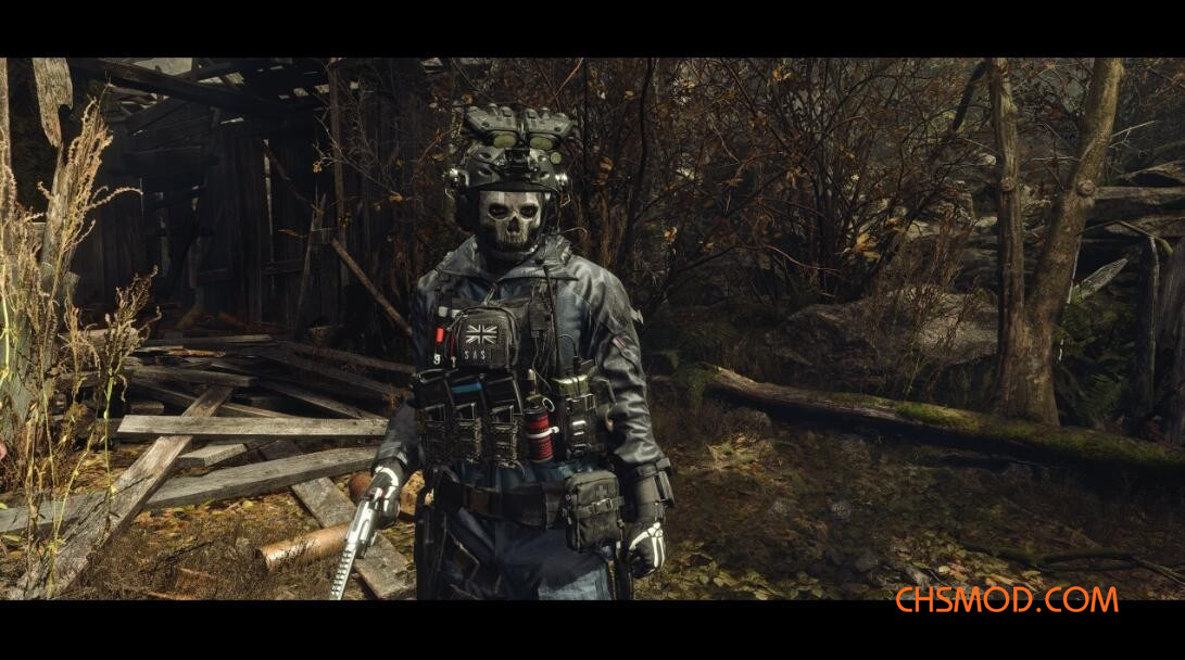 《生化危机4：重制版》使命召唤幽灵夜战服MOD