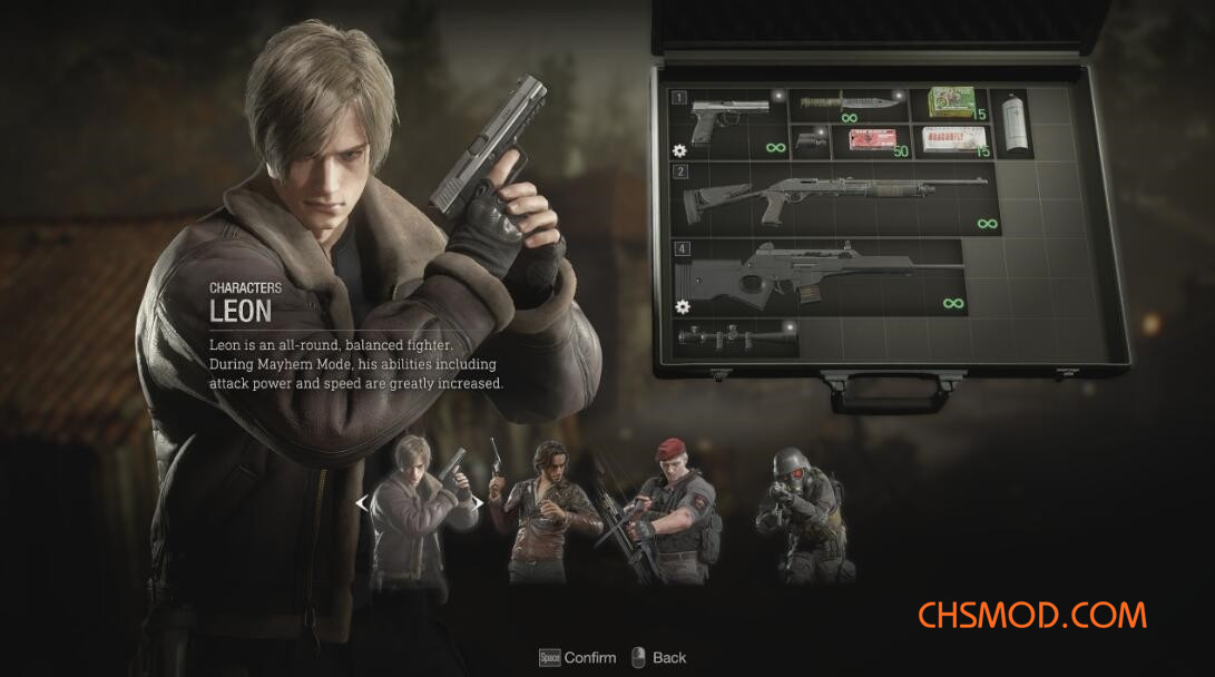 《生化危机4：重制版》佣兵模式全武器无限弹药MOD