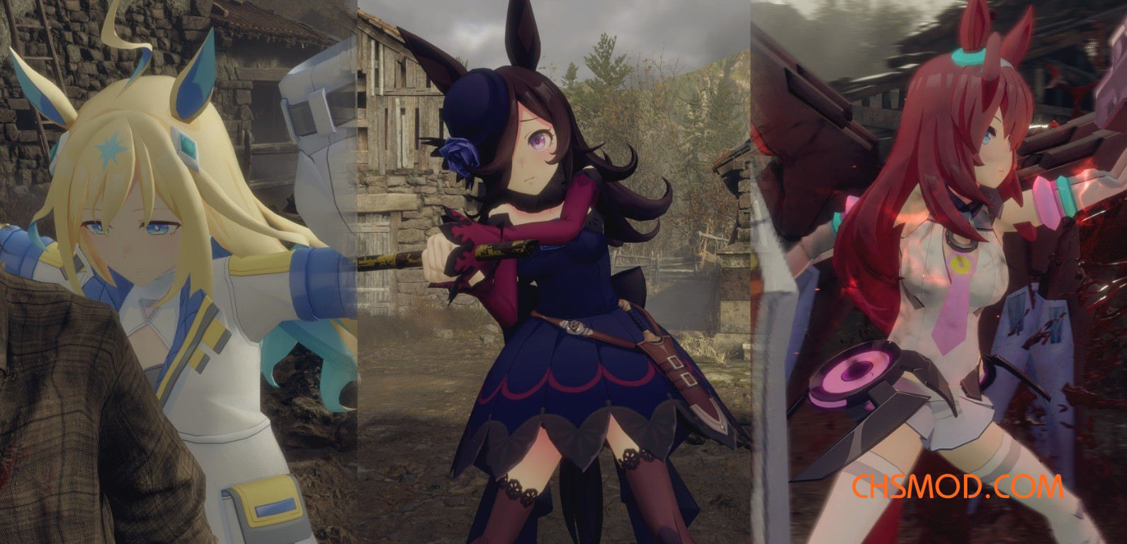 《生化危机4：重制版》雇佣兵模式赛马娘MOD