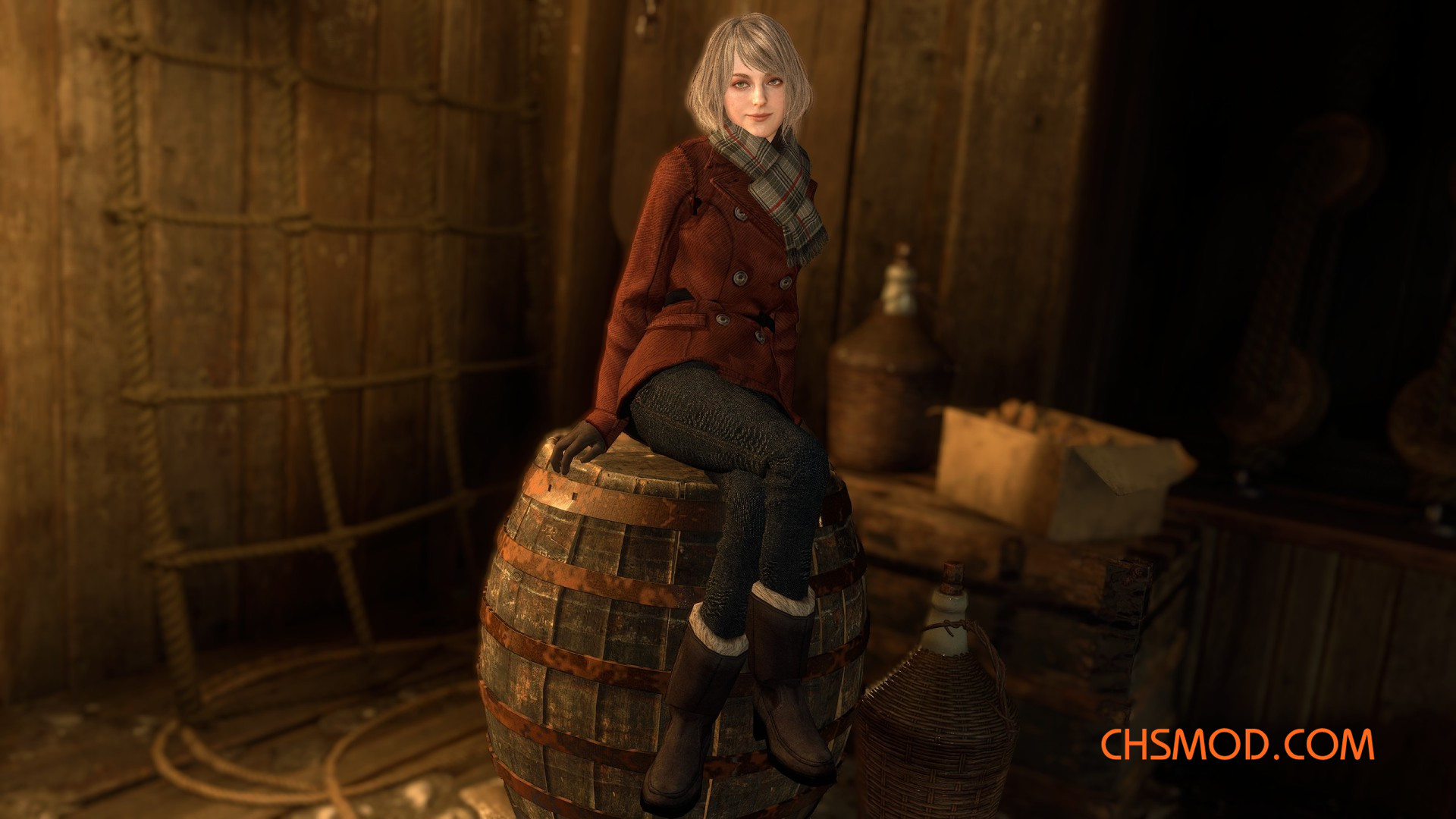 《生化危机4：重制版》OGRE4测试版阿什利套装MOD