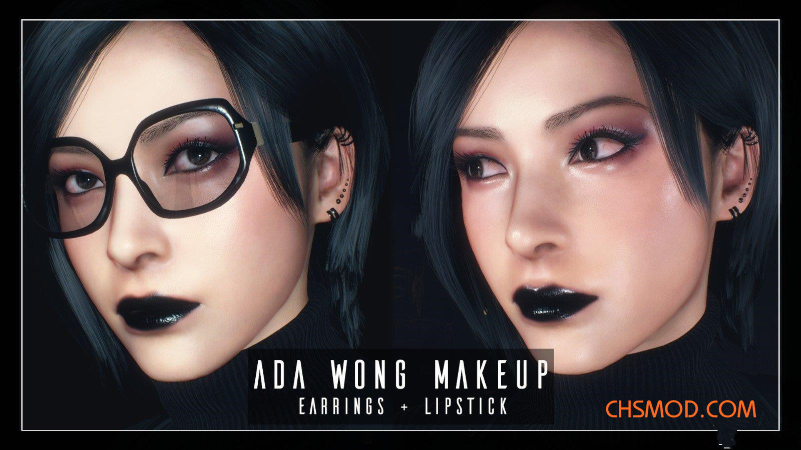 《生化危机4：重制版》艾达王黑色耳环和口红MOD