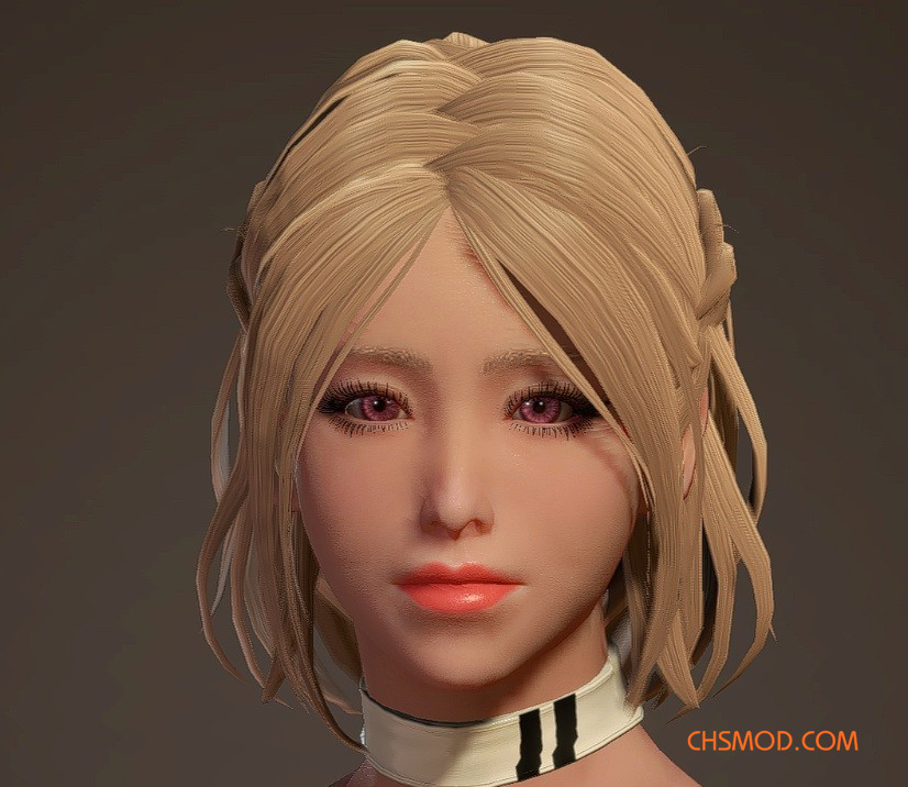 《怪物猎人：世界》女性角色精美半束发型MOD