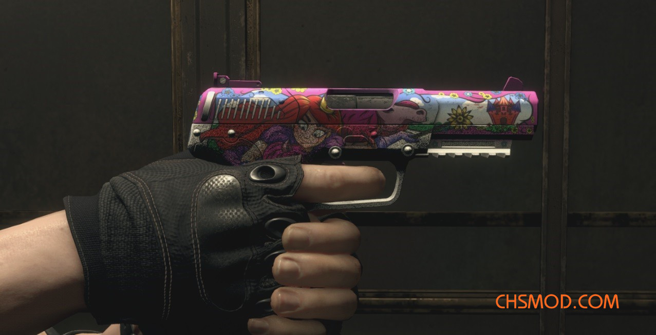《生化危机4：重制版》CSGO童话城堡手枪MOD