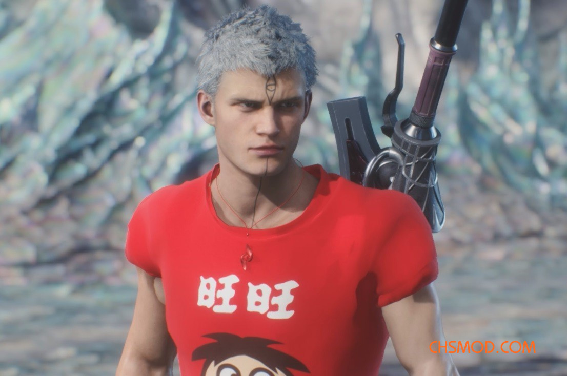 《鬼泣5》尼禄旺仔牛奶衬衫MOD
