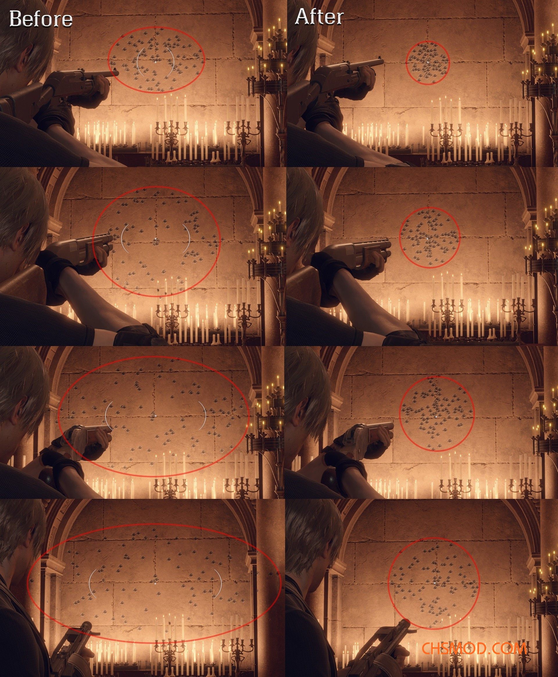 《生化危机4：重制版》霰弹枪弹道缩紧MOD