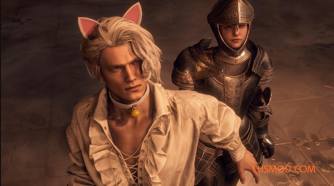 《生化危机4：重制版》里昂可爱猫耳MOD