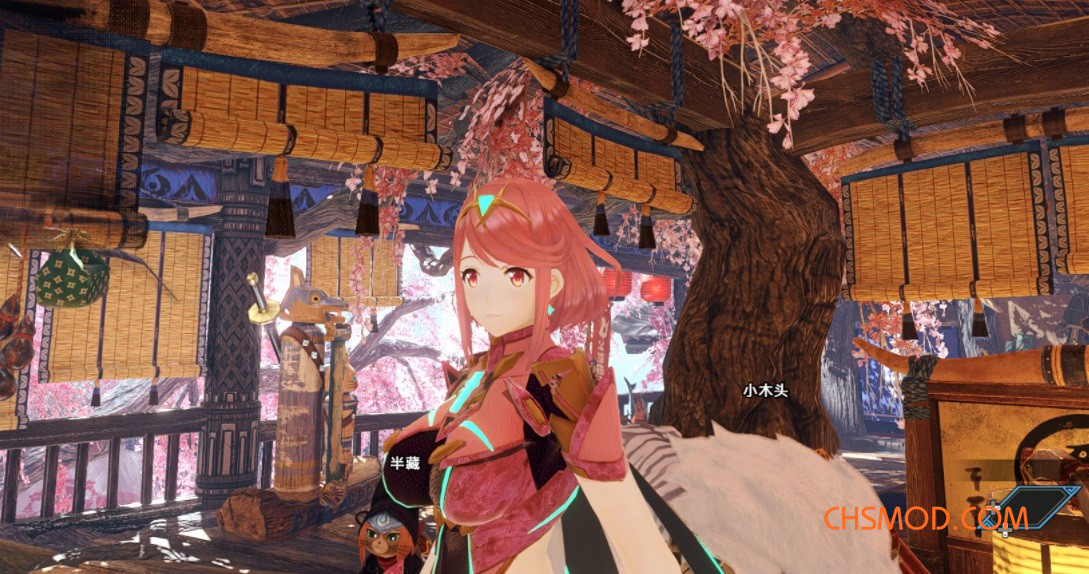 《怪物猎人：崛起》异度神剑2焰替换女性外观MOD