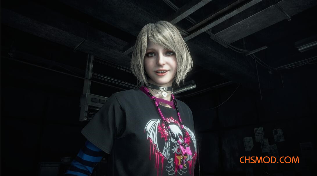 《生化危机4：重制版》阿什莉DLC服装默认发型MOD
