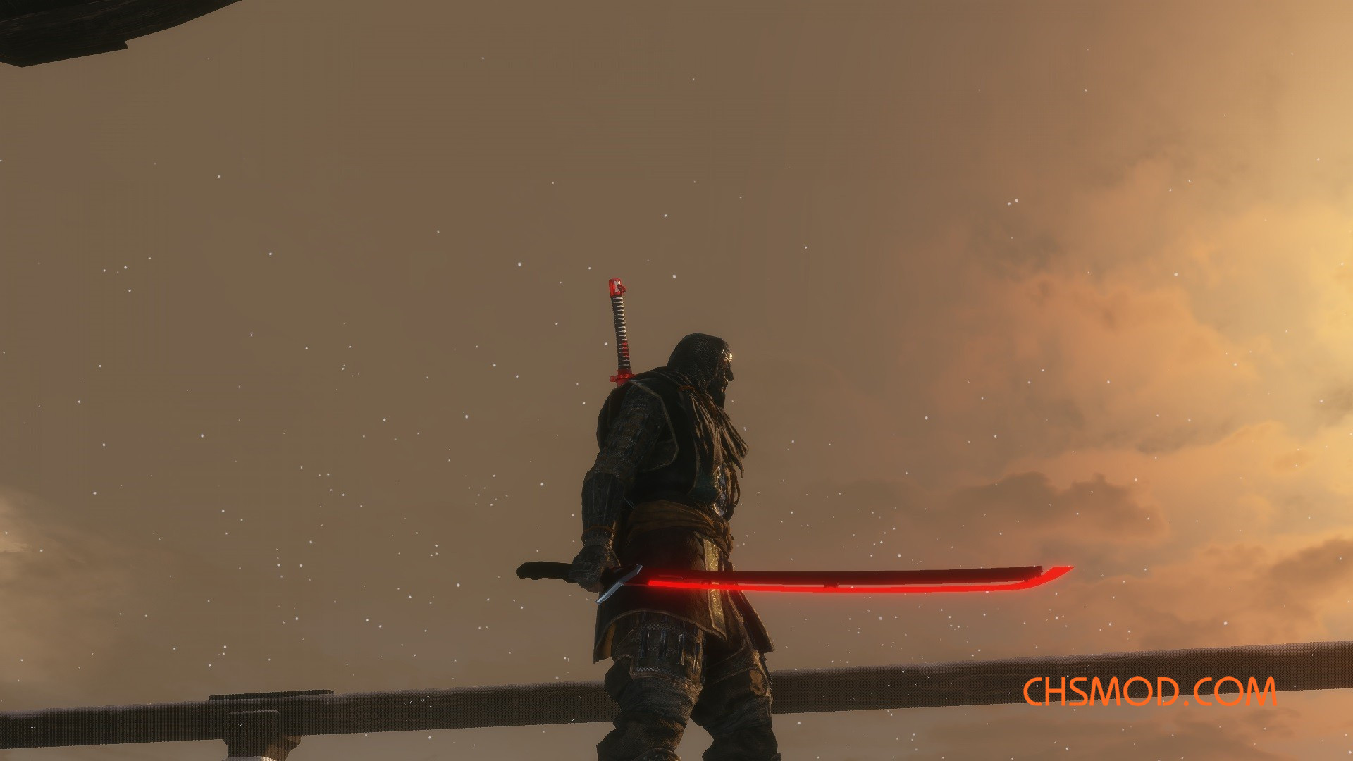 《只狼：影逝二度》赛博朋克高温武士刀MOD