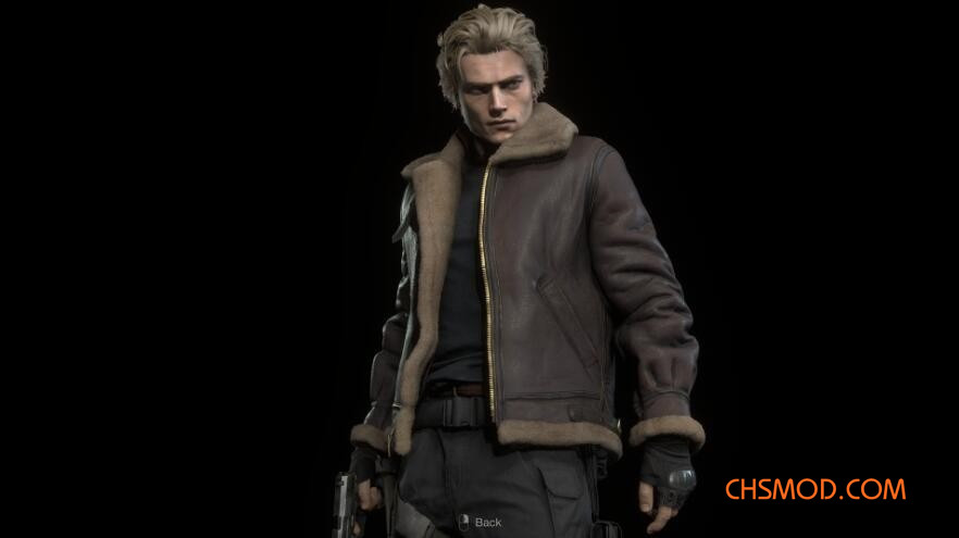 《生化危机4：重制版》里昂默认英雄服装发型MOD