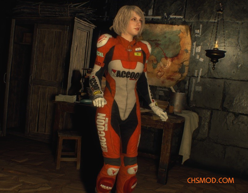 《生化危机4：重制版》阿什莉穿克莱尔赛车服MOD