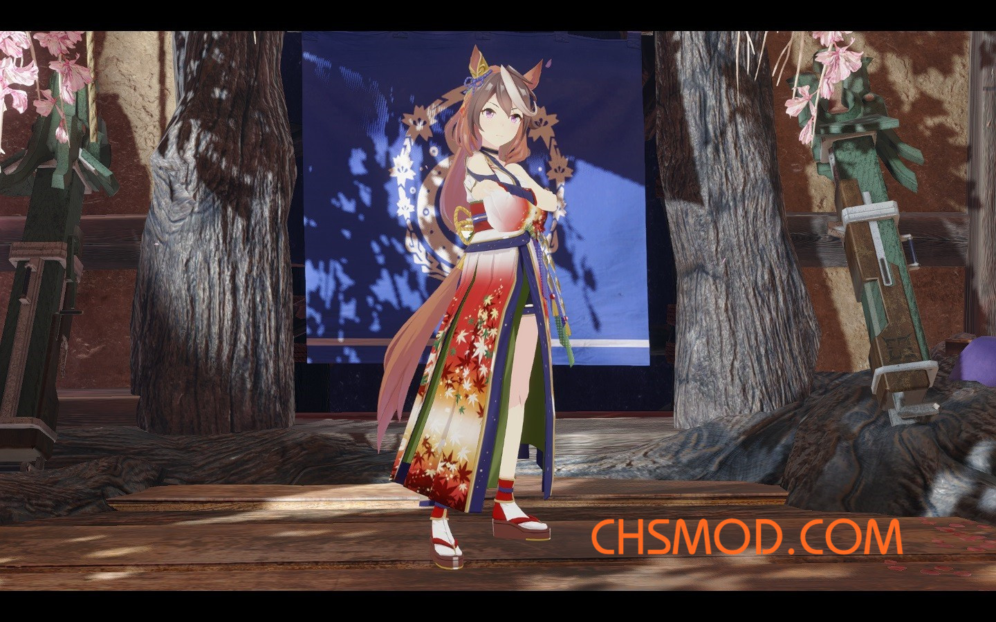 《怪物猎人：崛起》赛马娘皇帝弓道服MOD