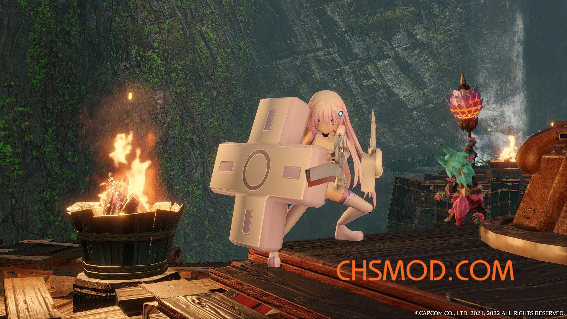 《怪物猎人：崛起》海王星绀紫妹妹MOD
