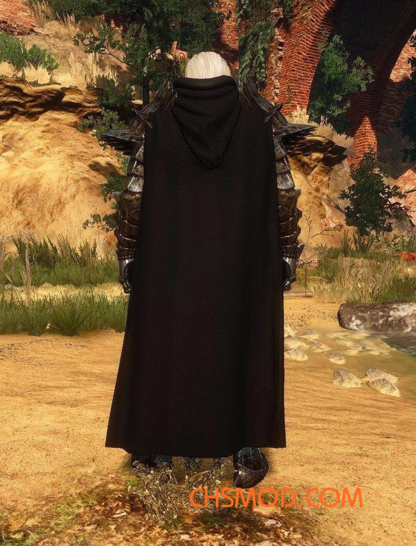 《巫师3：狂猎》帅气黑色斗篷MOD