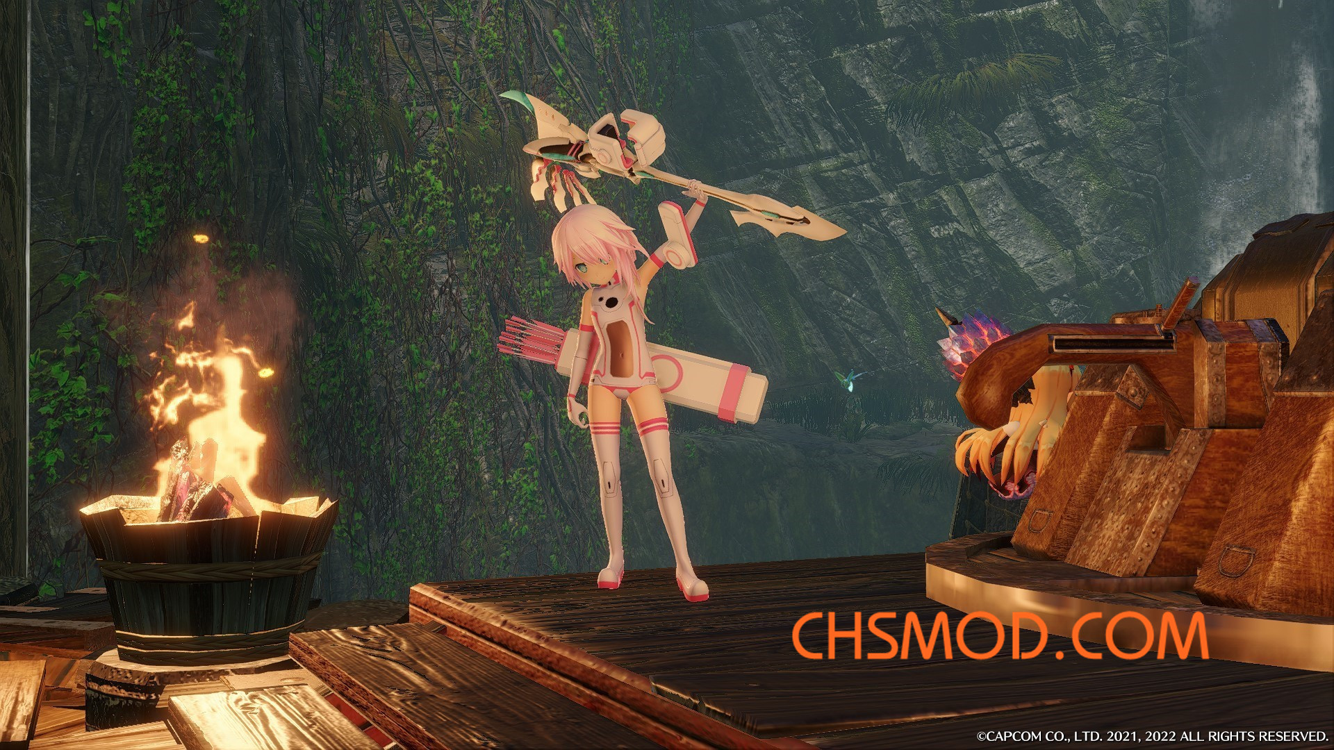 《怪物猎人：崛起》海王星群白妹妹MOD