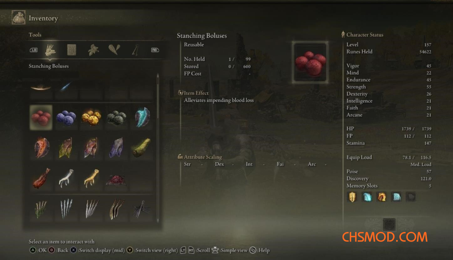 《艾尔登法环》无限消耗品道具MOD