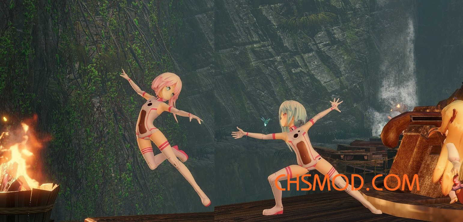 《怪物猎人：崛起》海王星群白妹妹MOD