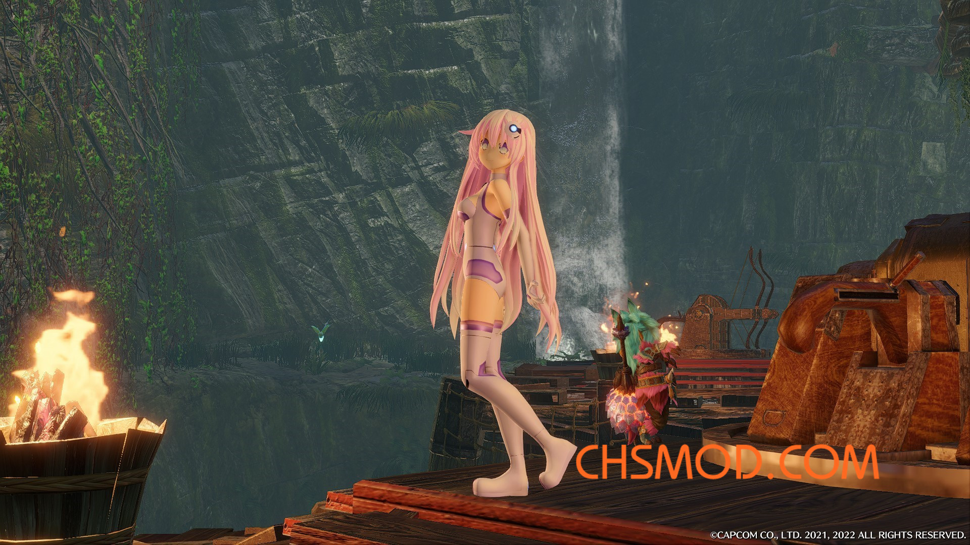 《怪物猎人：崛起》海王星绀紫妹妹MOD