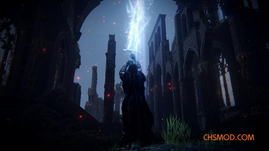 《艾尔登法环》王之暗月大剑MOD