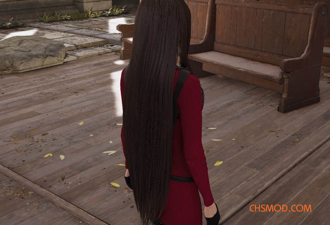 《最终幻想7：重制版》蒂法cos艾达王松散长发MOD v1.0