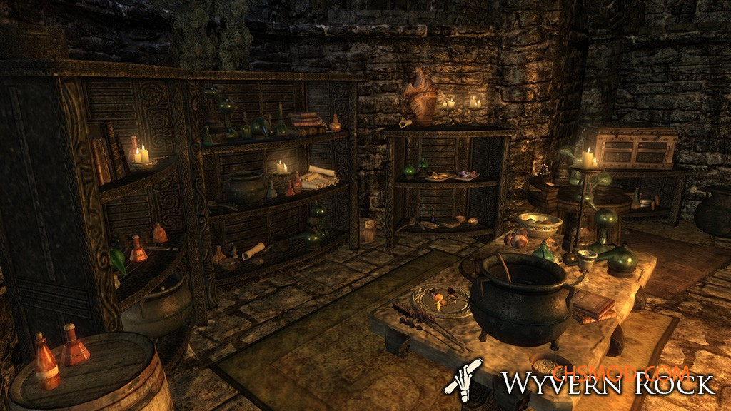 《上古卷轴5：天际重制版》飞龙堡MOD