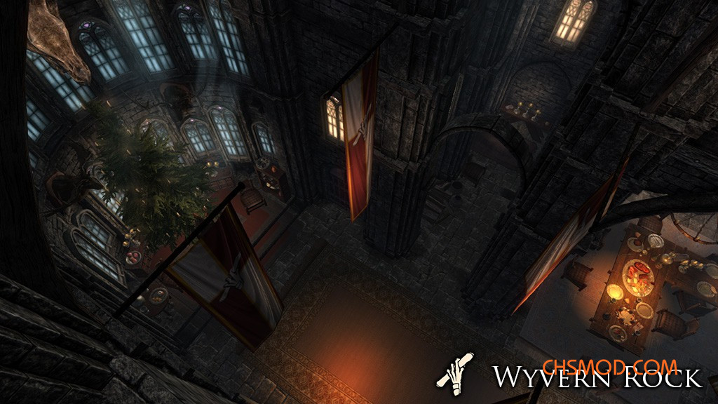《上古卷轴5：天际重制版》飞龙堡MOD