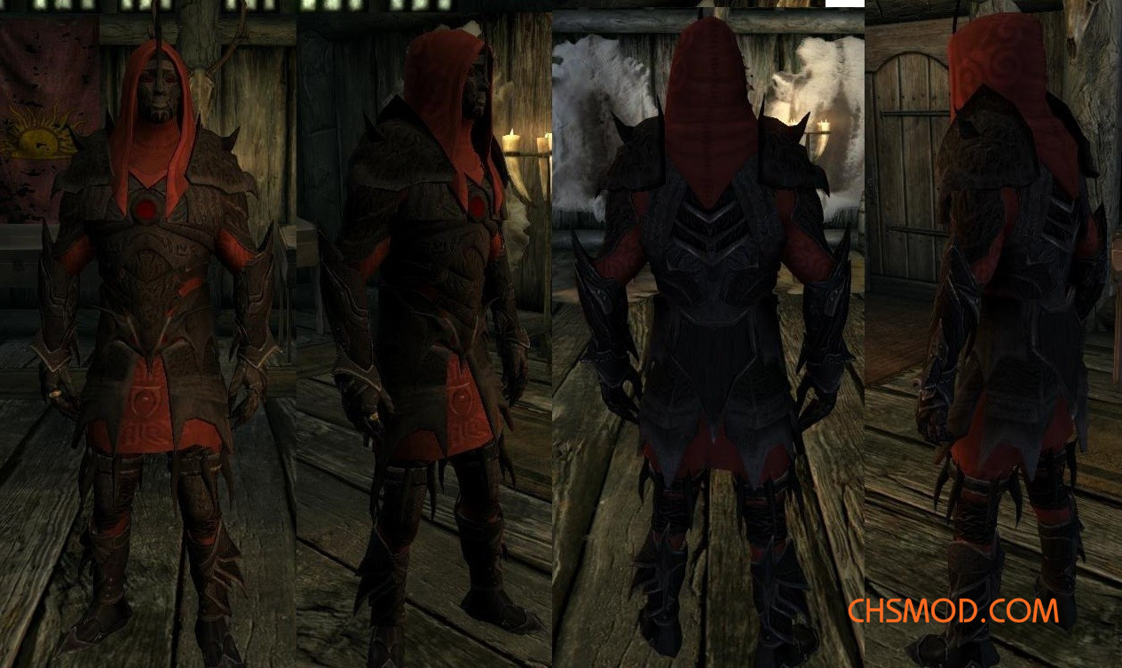 《上古卷轴5：天际重制版》束缚神话黎明盔甲MOD