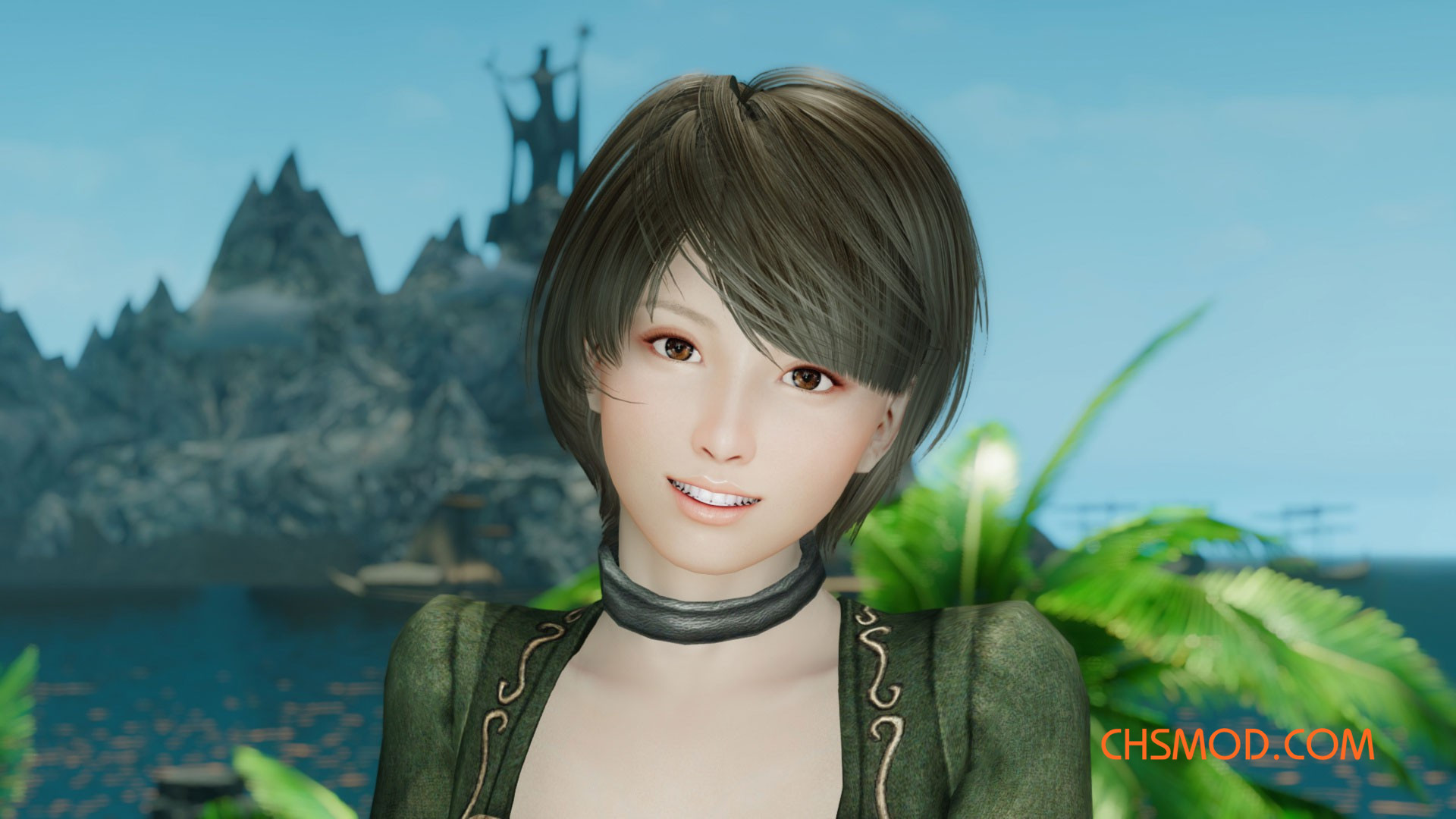 《上古卷轴5：天际重制版》女性面部表情动画MOD
