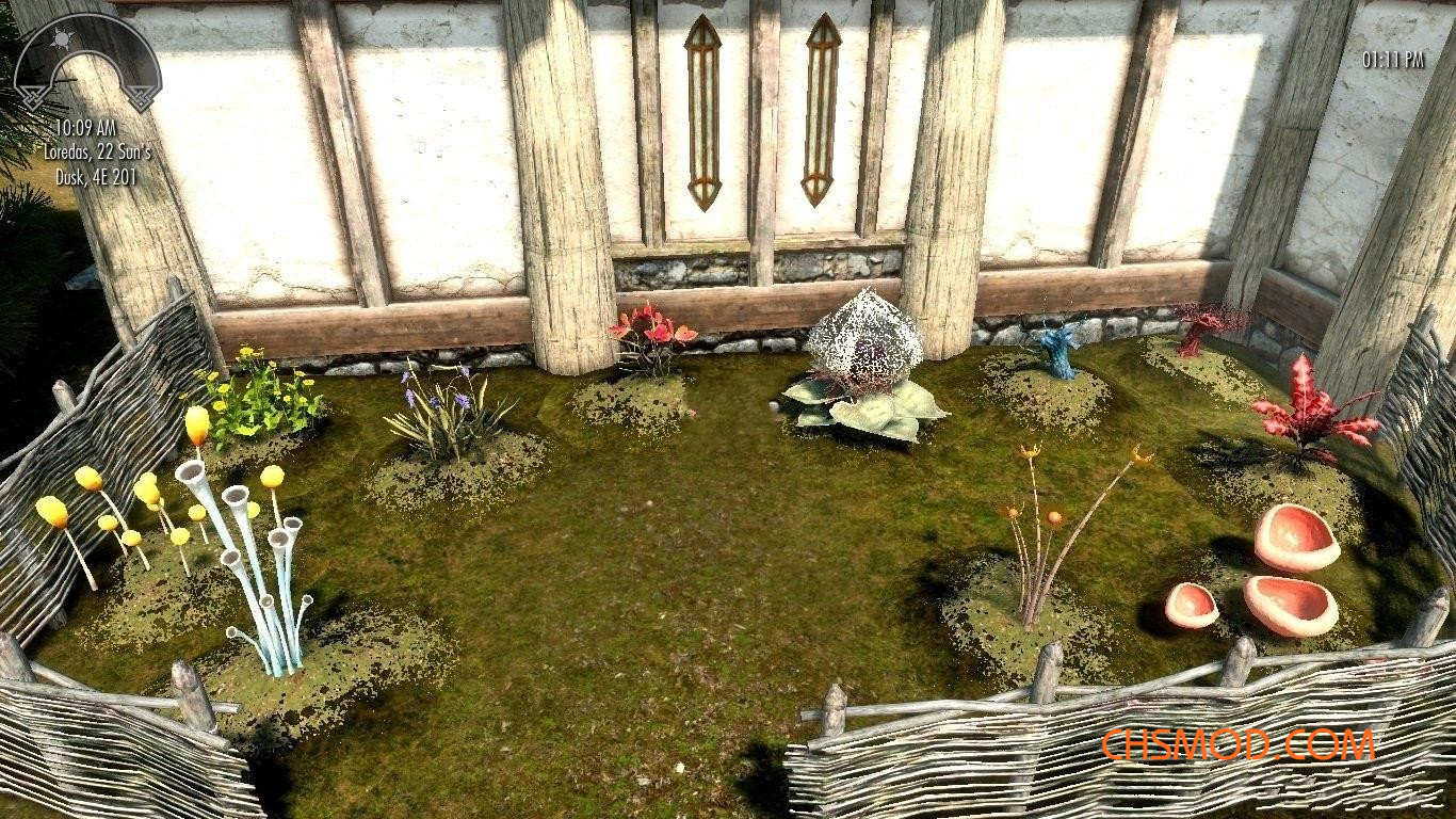 《上古卷轴5：天际重制版》玩家花园住宅MOD