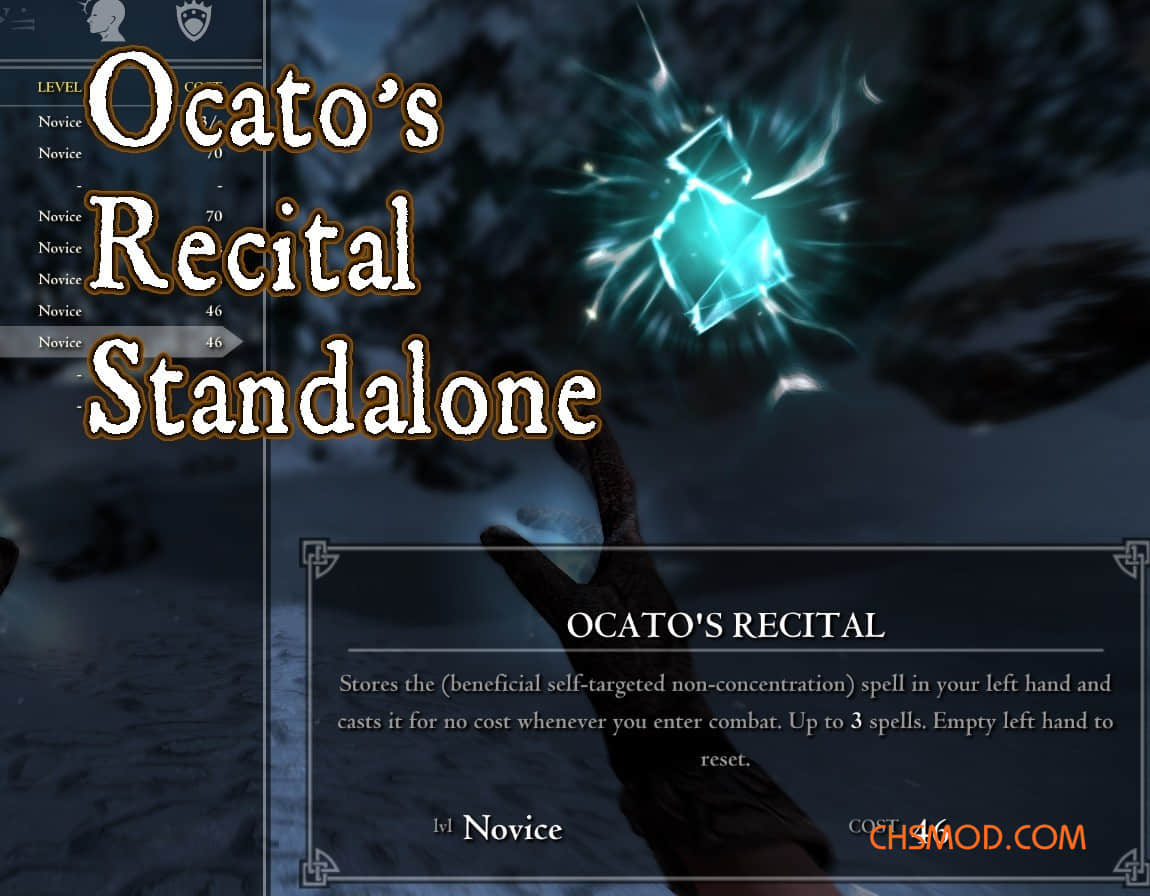 《上古卷轴5：天际重制版》Ocato的独奏MOD