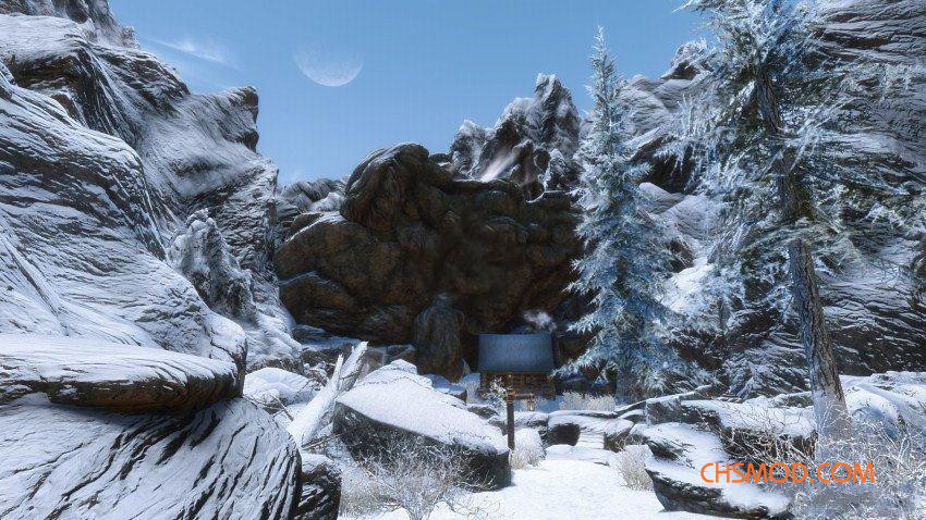 《上古卷轴5：天际重制版》山下隐居小木屋MOD