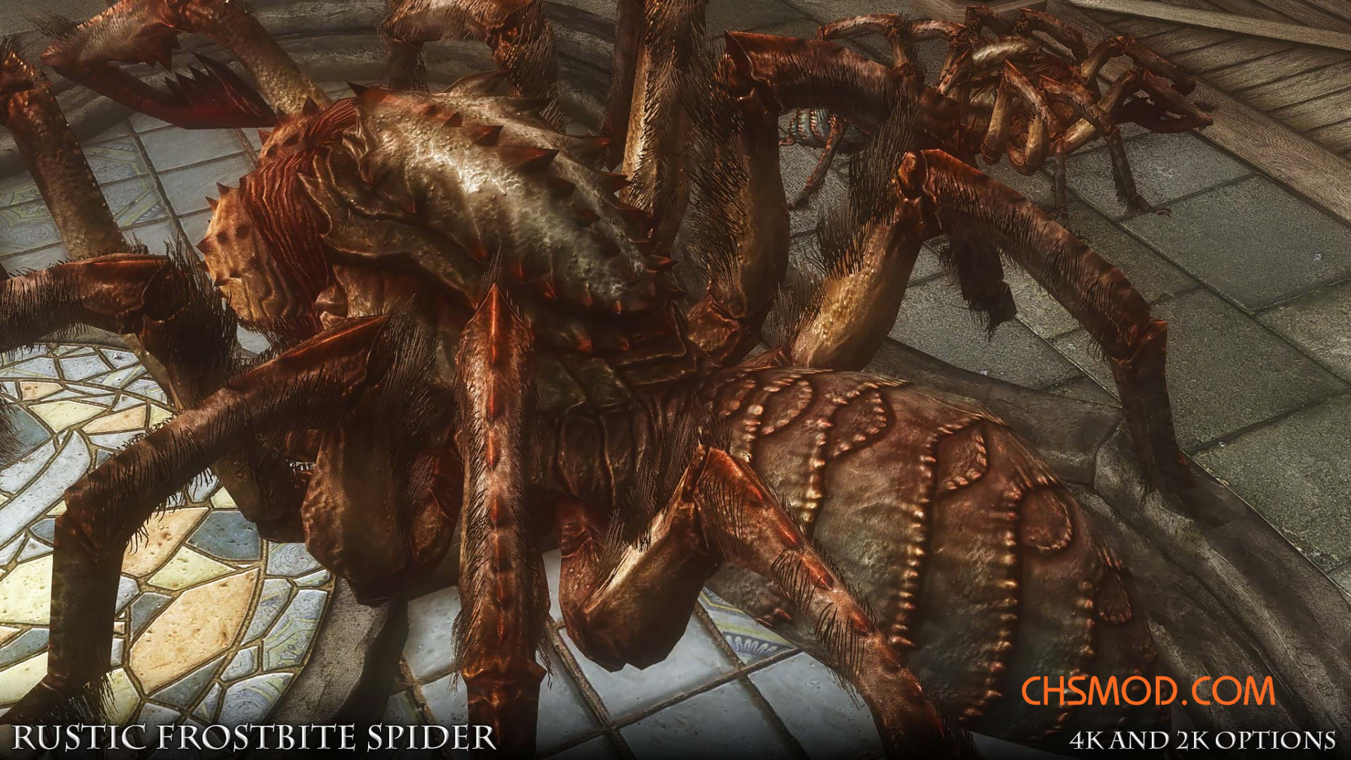 《上古卷轴5：天际重制版》寒霜蜘蛛高清材质MOD
