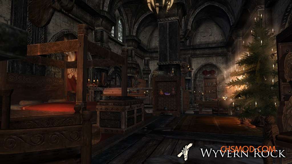 《上古卷轴5：天际重制版》飞龙堡MOD