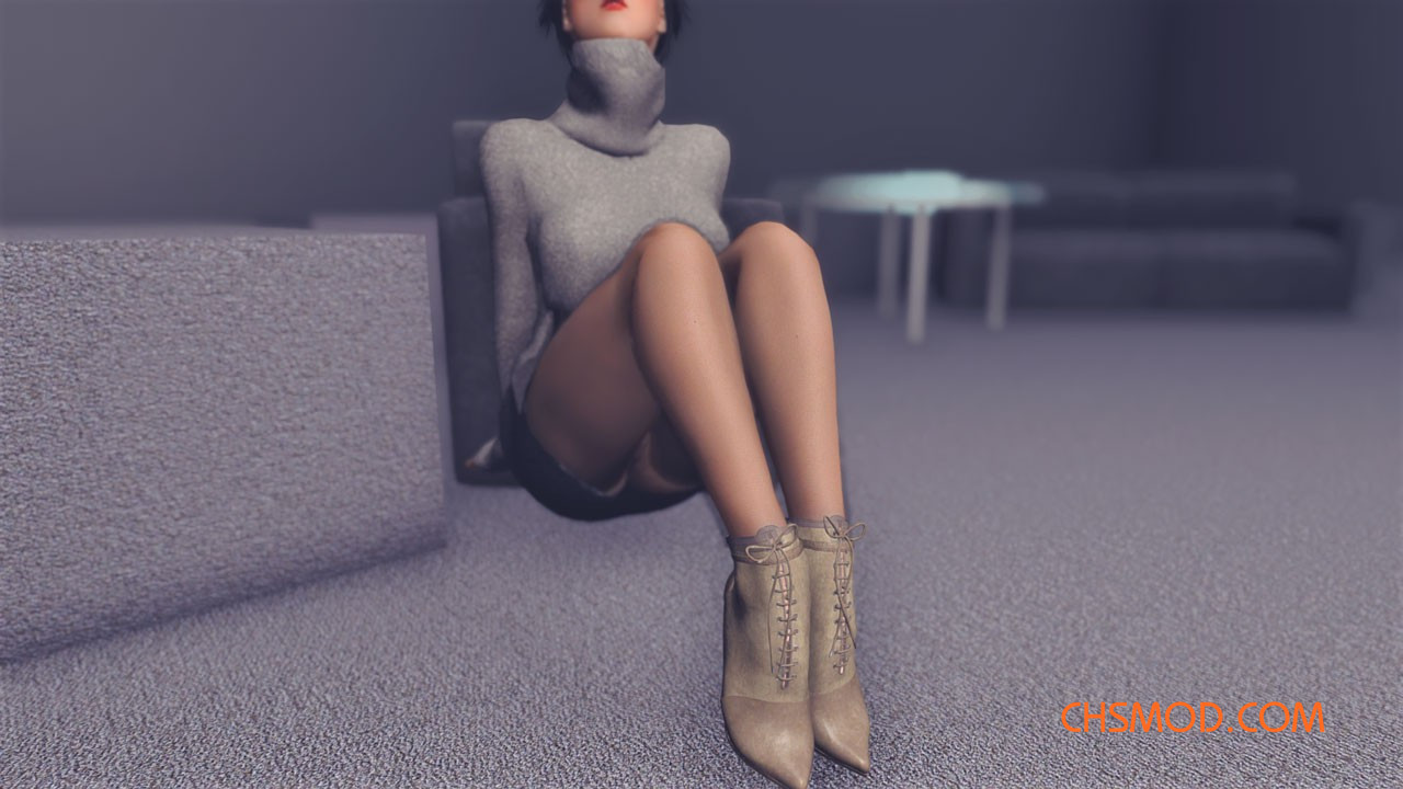 《上古卷轴5：天际重制版》Frankfranky的短筒高跟鞋MOD