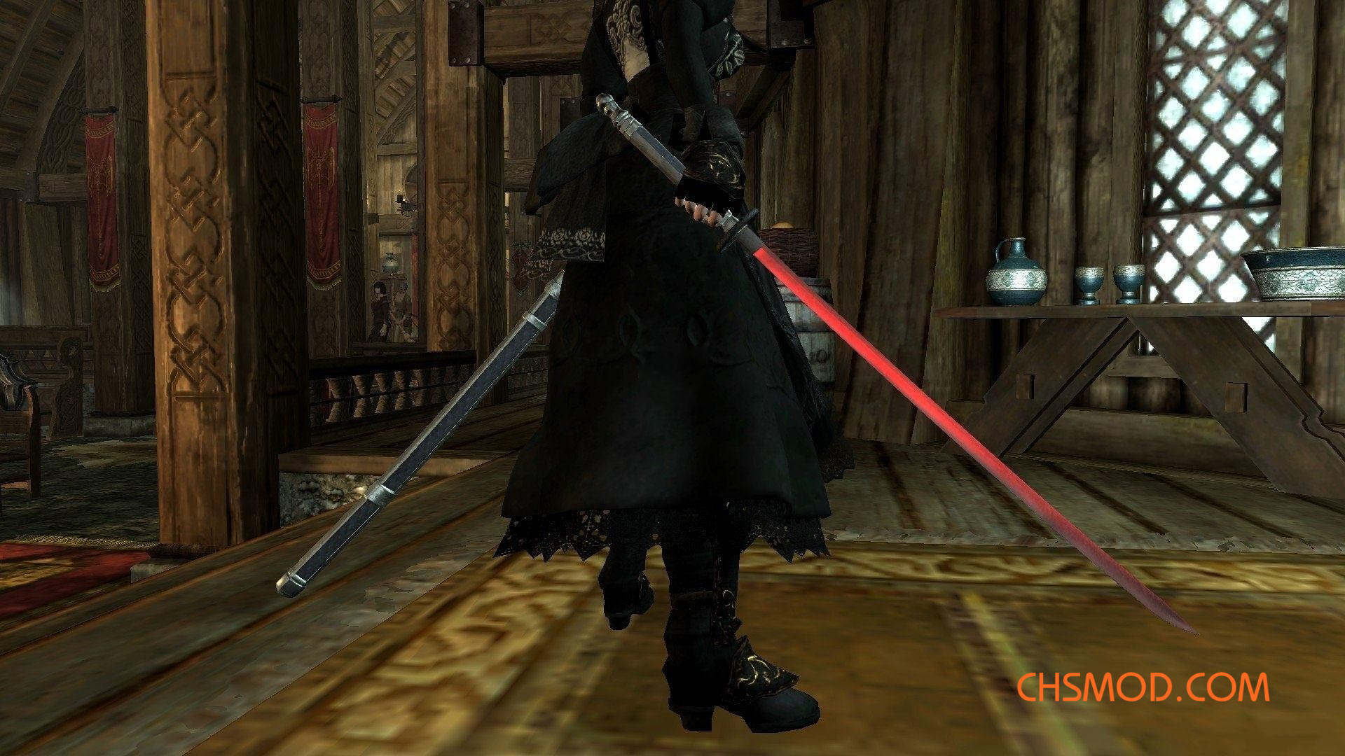 《上古卷轴5：天际重制版》雾雨双刀MOD v1.1