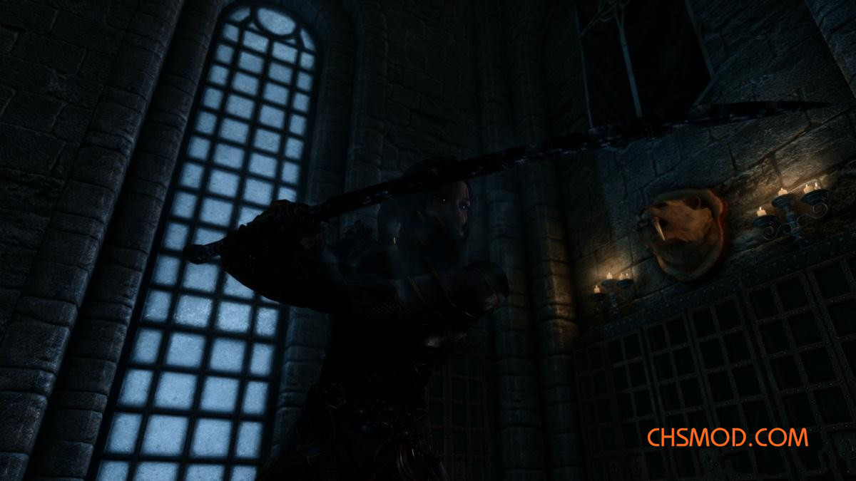 《上古卷轴5：天际重制版》帅气的冰霜效果MOD