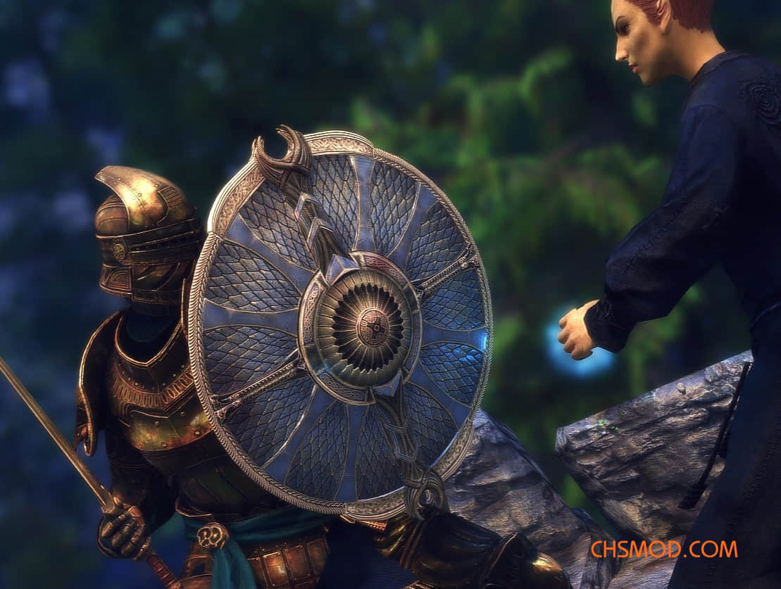 《上古卷轴5：天际重制版》战神守护者之盾-破解法术的替代者MOD