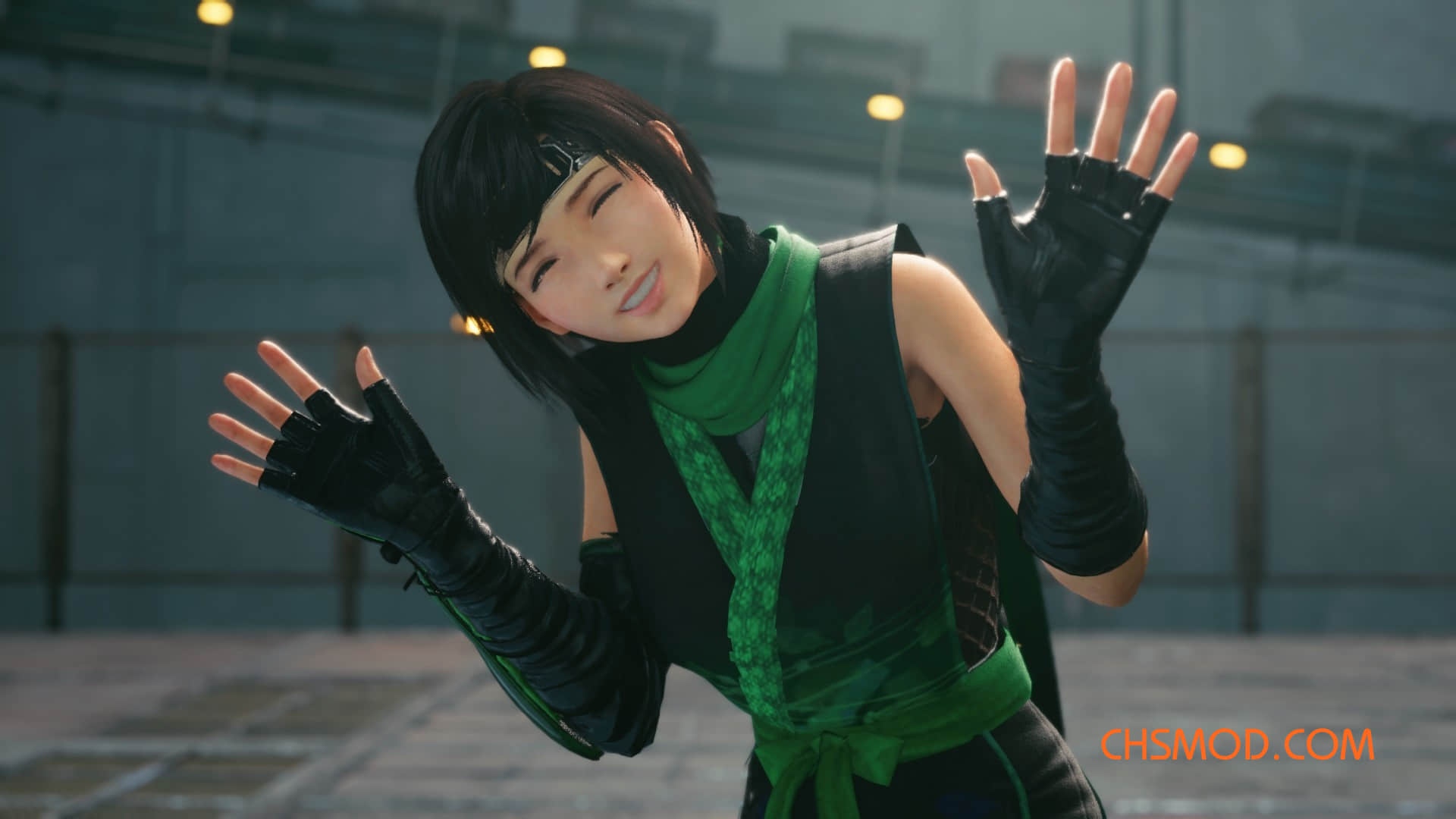 《最终幻想7：重制版》穿心衣服的尤菲MOD