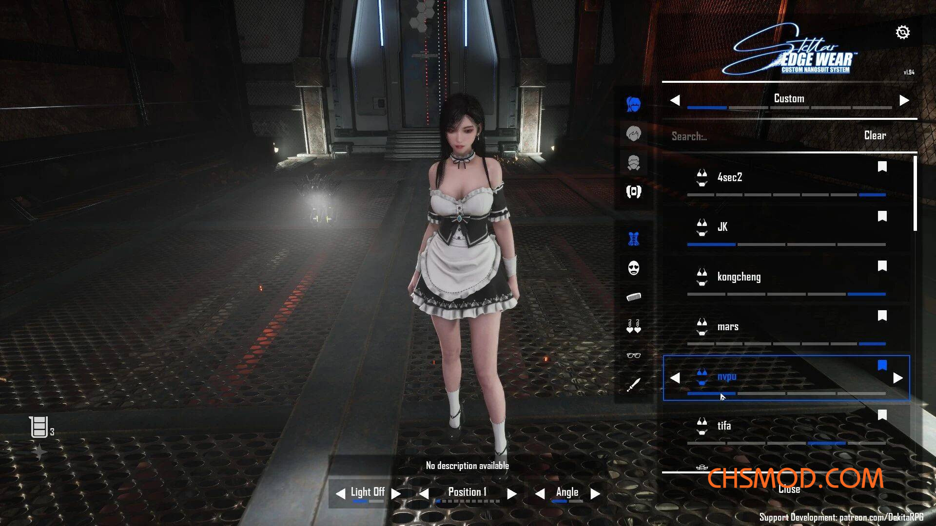 《剑星》可爱女仆装外观MOD