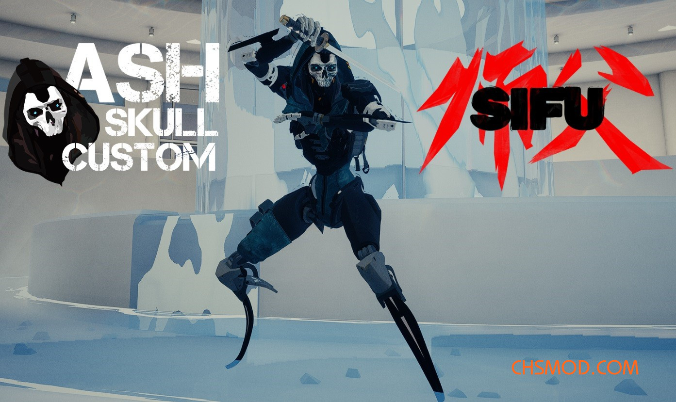 《师父》apex英雄ash骷髅皮肤取代女主角MOD