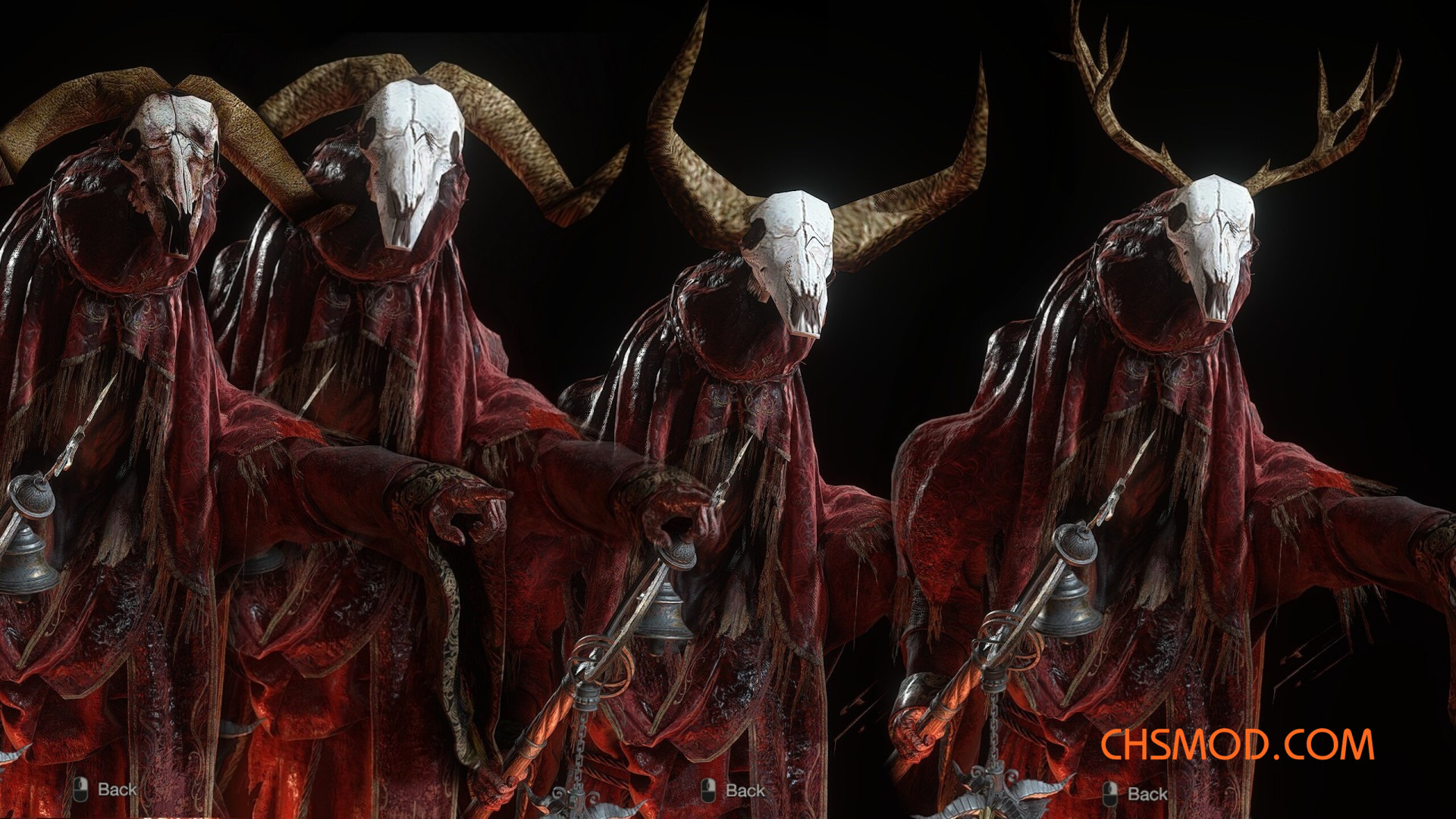 《生化危机4：重制版》原装红衣主教山羊头骨套装MOD