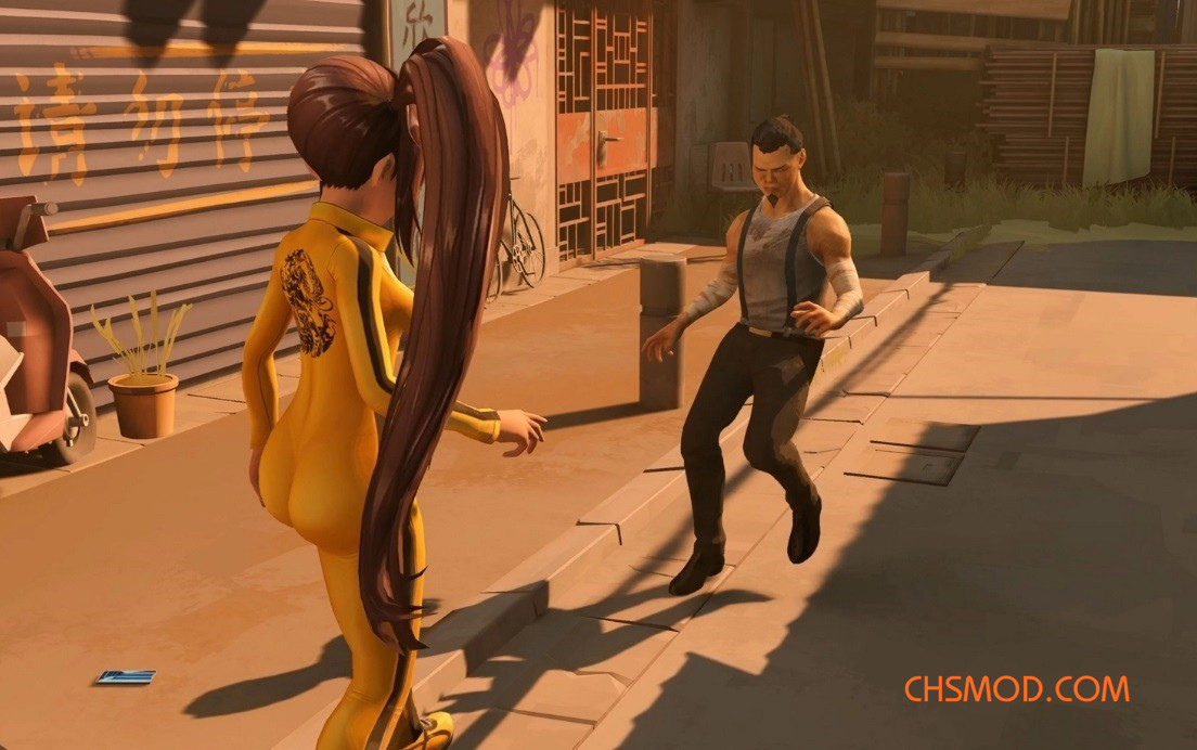 《师父》女性外观对魔忍水城雪风练功服MOD