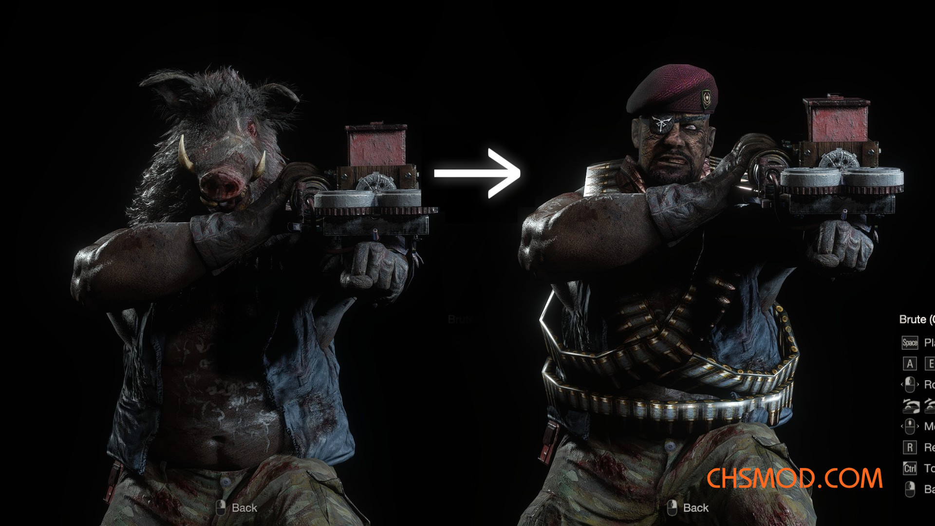 《生化危机4：重制版》原创JJ造型-野蛮十字弓MOD