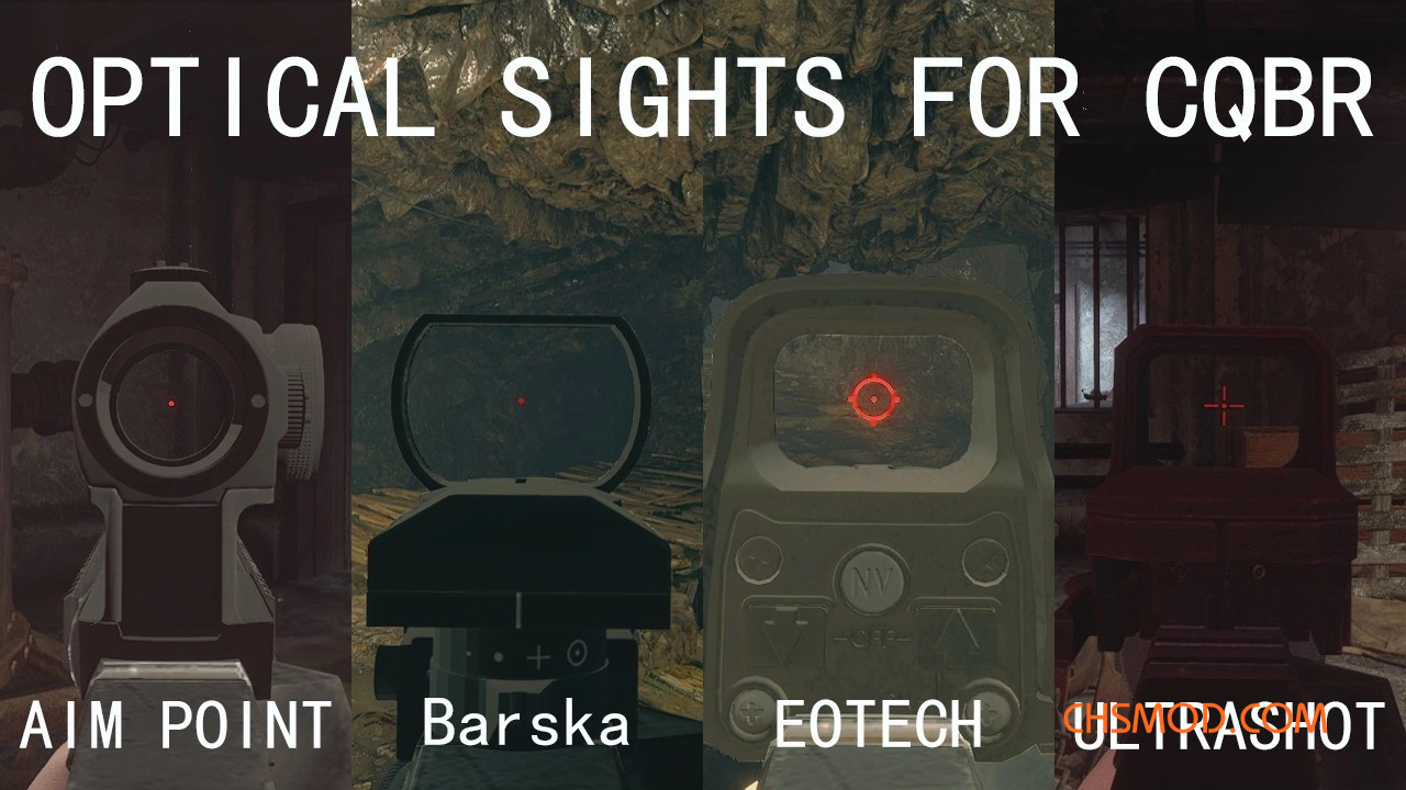 《生化危机4：重制版》更多CQBR光学瞄准镜MOD