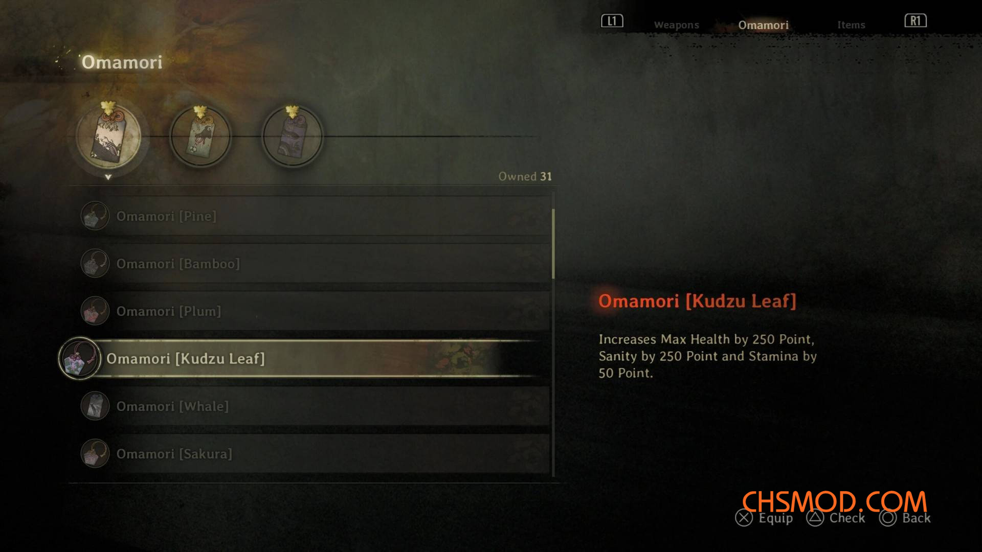 《寂静岭f》更好的御守效果MOD