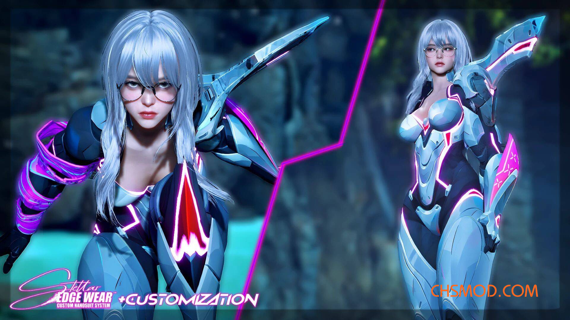 《剑星》伊芙的漫威争锋霓虹天使服装MOD